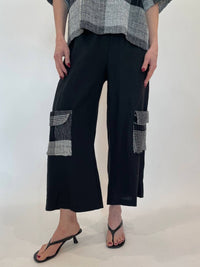 Chalet Et Ceci - Women's Dallas Linen Plaid Pants