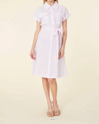 Dolce Cabo - Striped Seersucker Dress