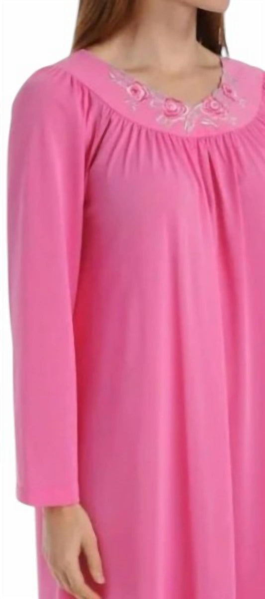 Shadowline Lingerie - Petals 53 Inch Long Sleeve Gown