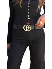 BEVY FLOG Amanda Pants in black 1 - women's pants - detail view
