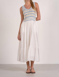 Elan - Sienna Sleeveless Midi Dress
