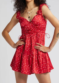 For Love & Lemons - Willa Ditsy Dot Mini Dress