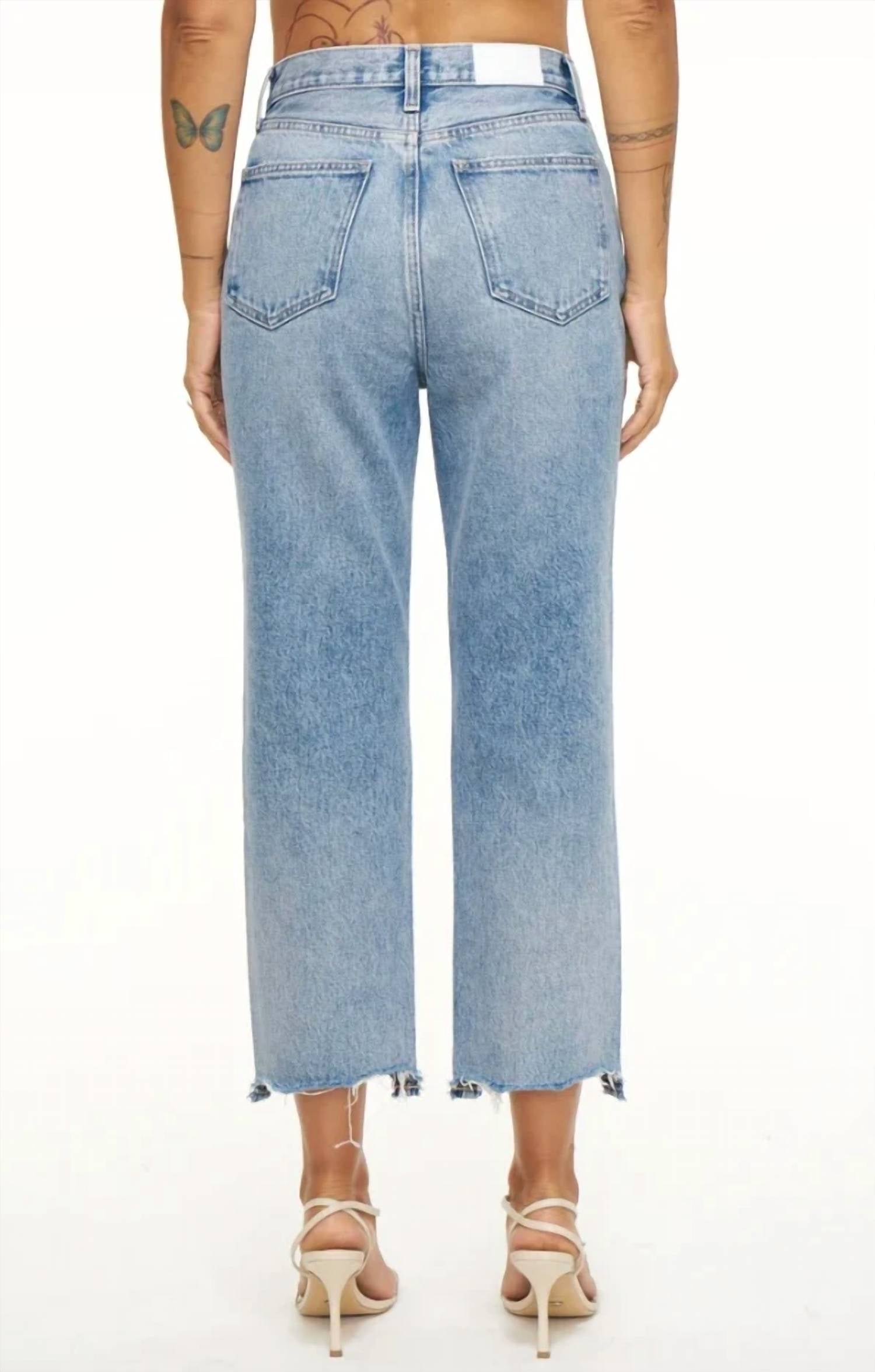 Pistola - Cassie Crop Super High Rise Straight Crop Jeans