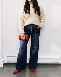 Heartloom - Floral Stitched Sweater