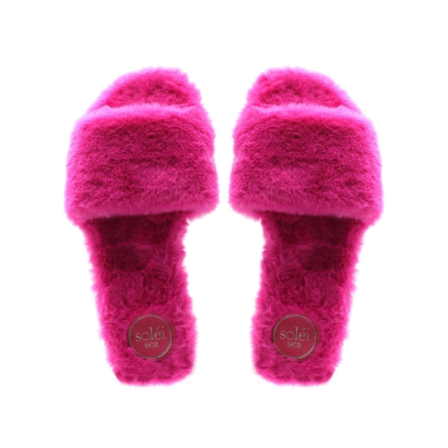 solei sea Women's Averie Slip-on Slippers in hot pink - women's shoe
