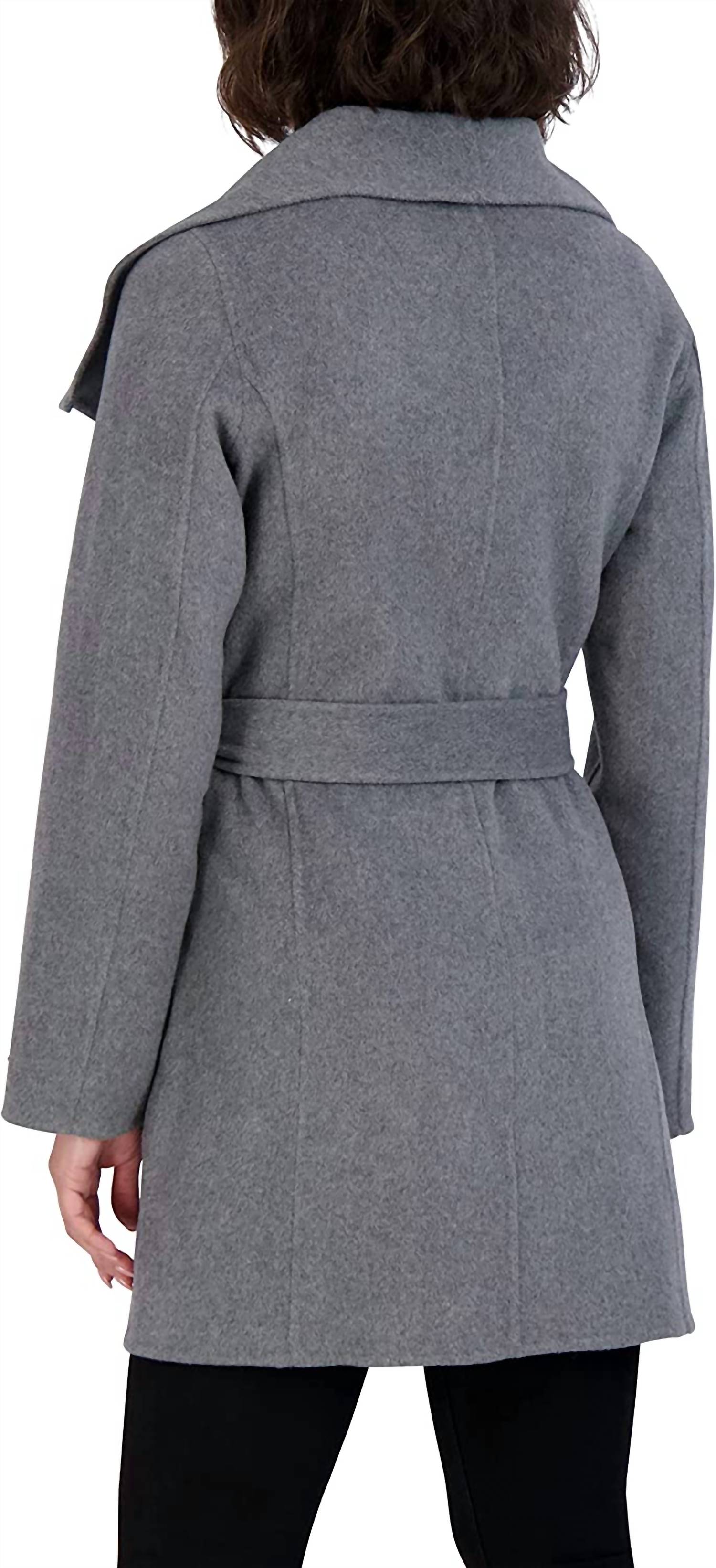 Ella Wool Wrap Coat