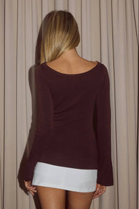 Runaway The Label - Cruisa Long Sleeve Scarf Top