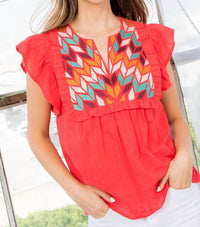 Thml - Paradise Lost Embroidered Top