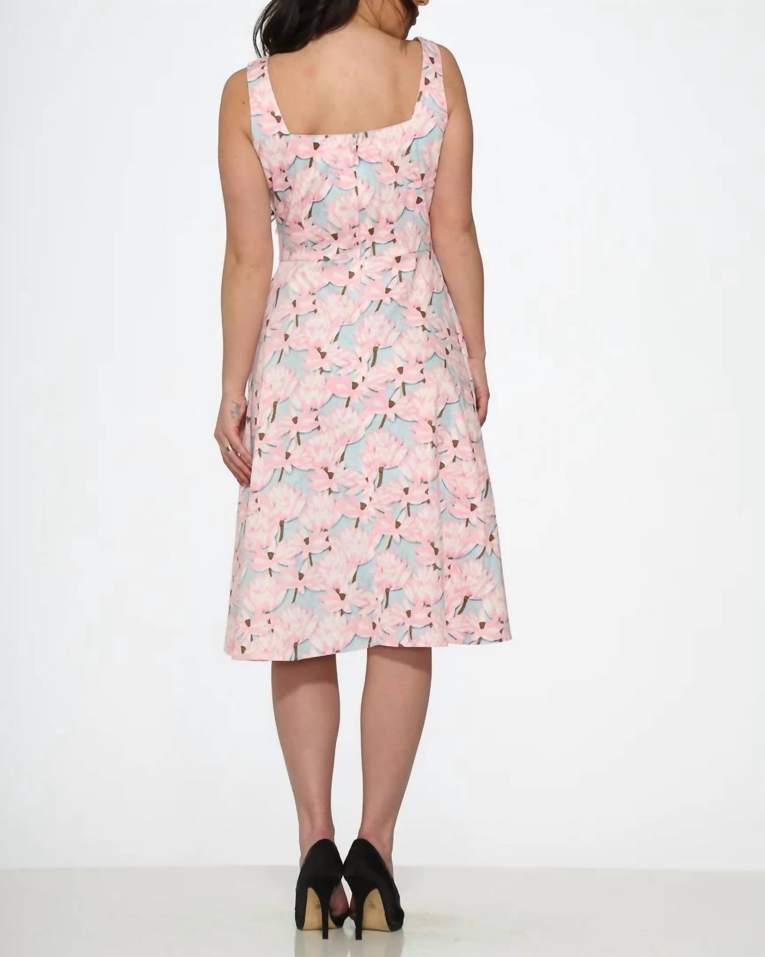 Orchid Bloom - Floral Swing Dress