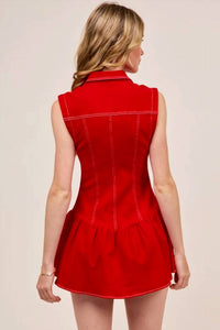 So Me - Game Day Mini Dress With Shorts Lining