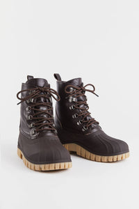 Stutterheim - Men's Patrol Duck Leather Combat Boots
