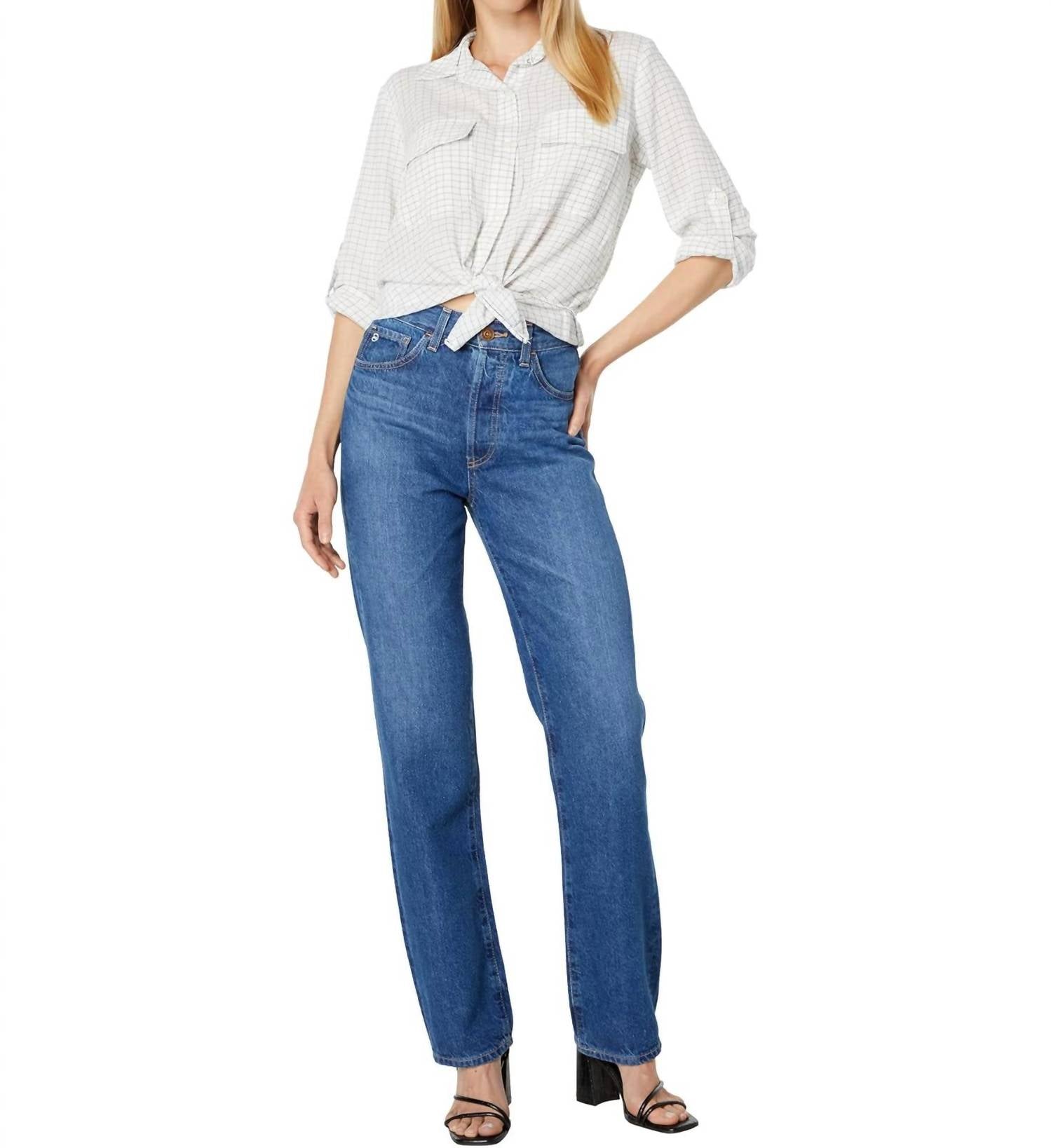 Ag Jeans - Alexxis High-rise Vintage Straight Jeans