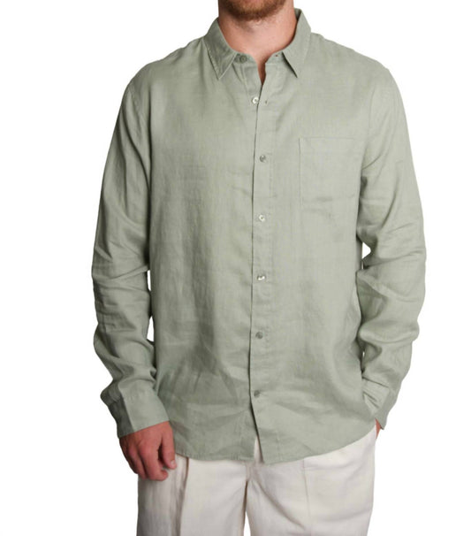 Vince - Linen Long Sleeve Shirt