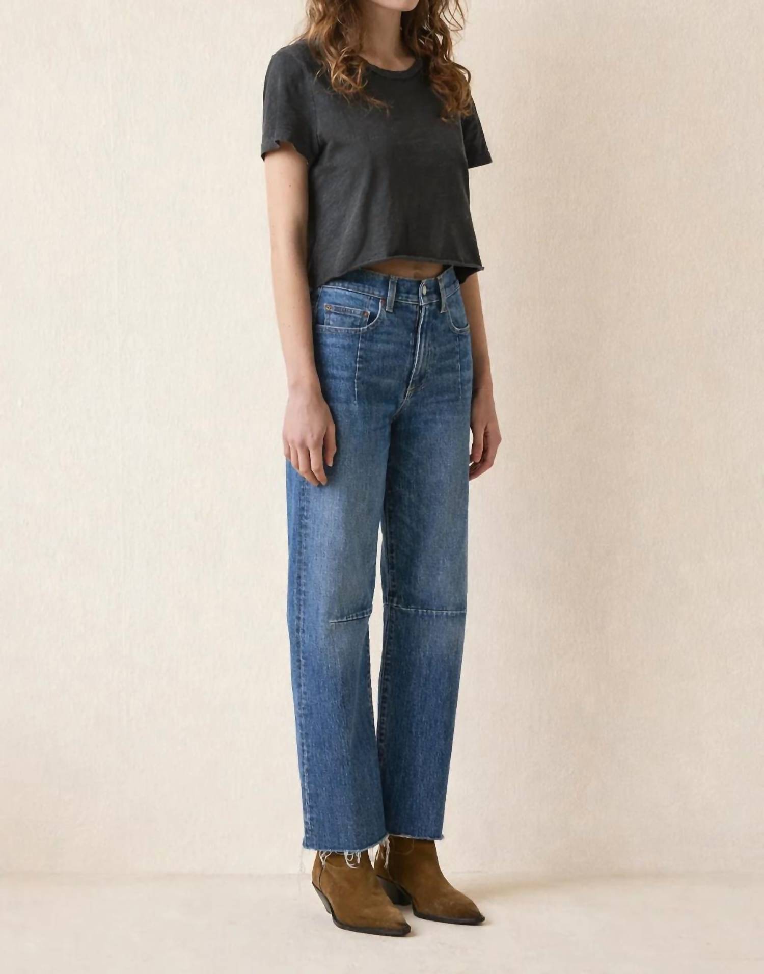 Le Jean - Women's Pixie Ankle Fray Mid Rise Jeans