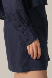 P.Cill - Linen Cargo Skirt