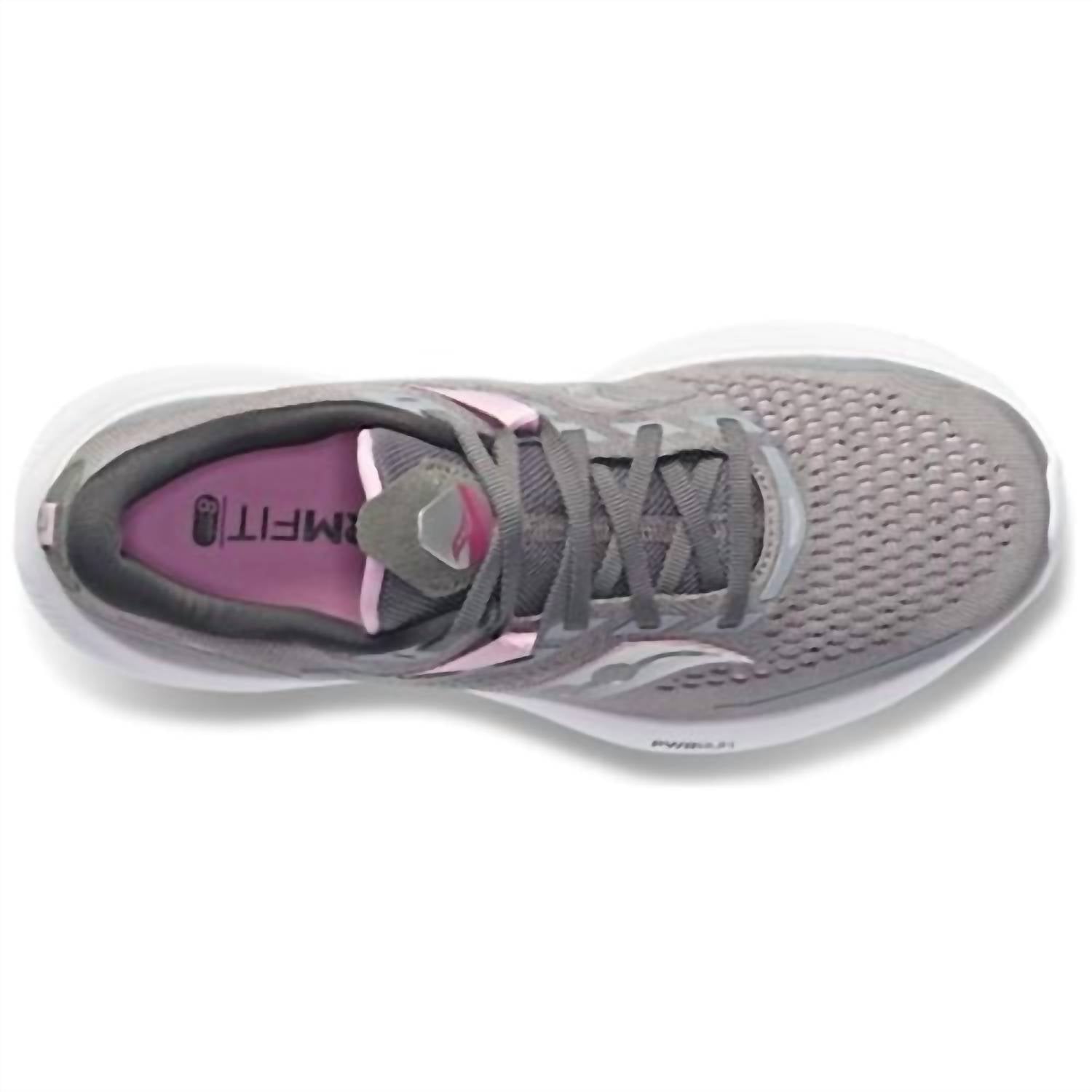 SAUCONY Women's Ride 15 Shoes in alloy quartz - women's sneaker - alternate view