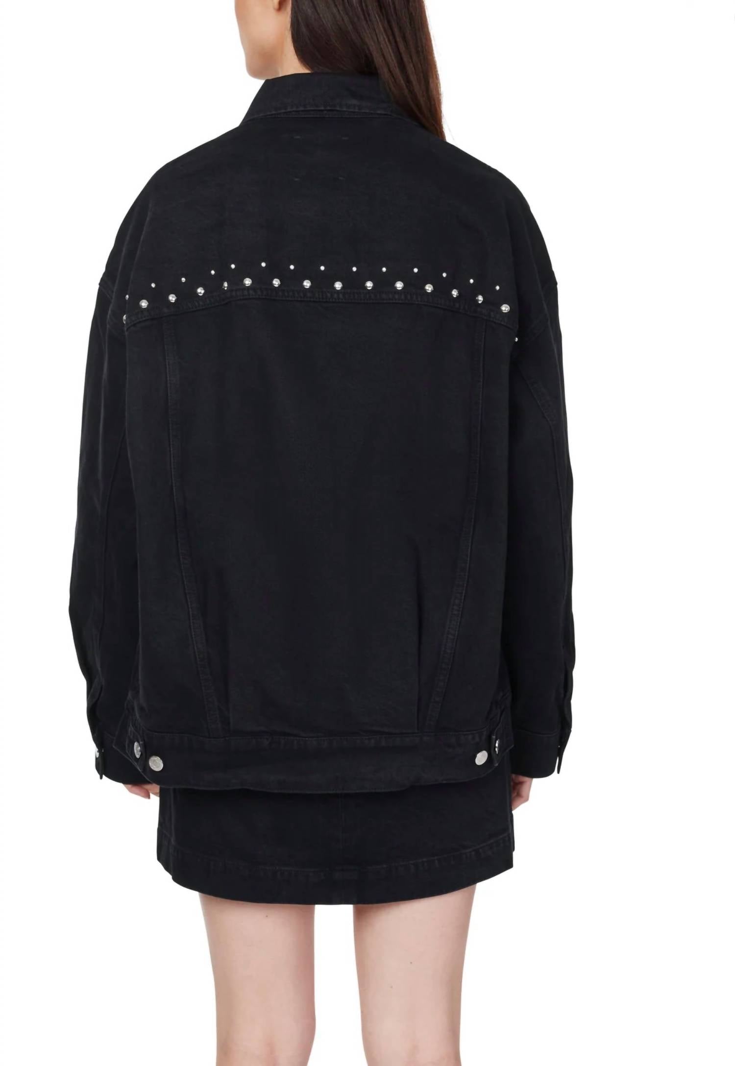 Habitual - Boyfriend Studded Trucker Jacket