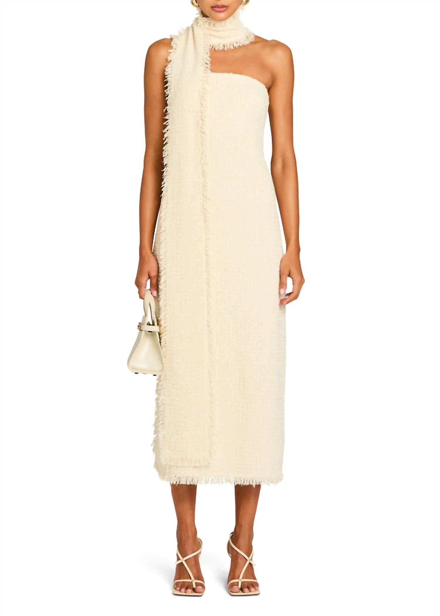 Ser.O.Ya - Lott Boucle Midi Dress
