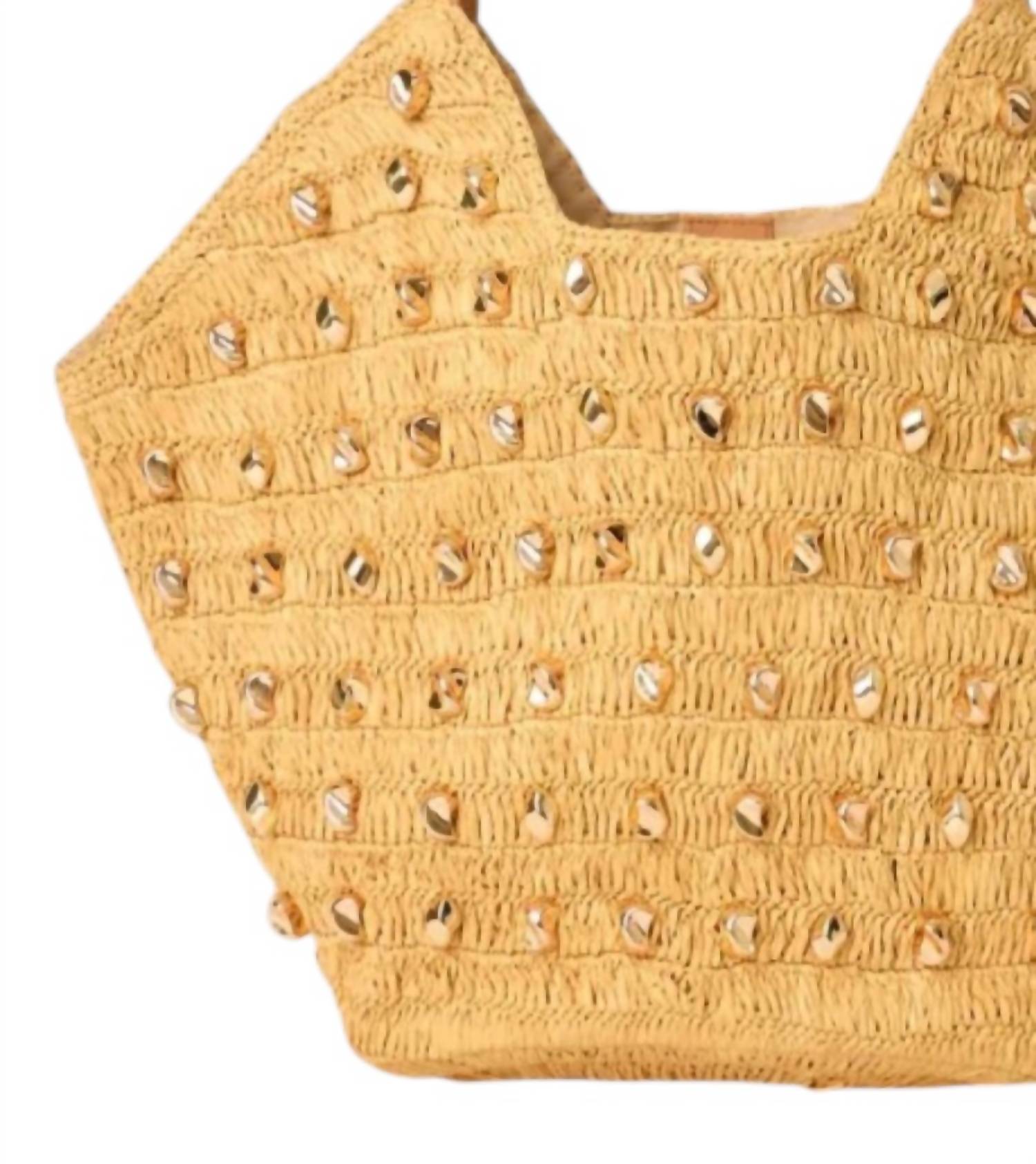 Btb Los Angeles - Women's Studded Galia Tote Bag