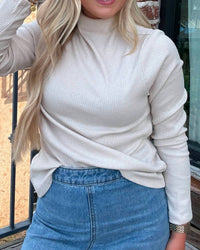 Entro - Pearl Mockneck Top