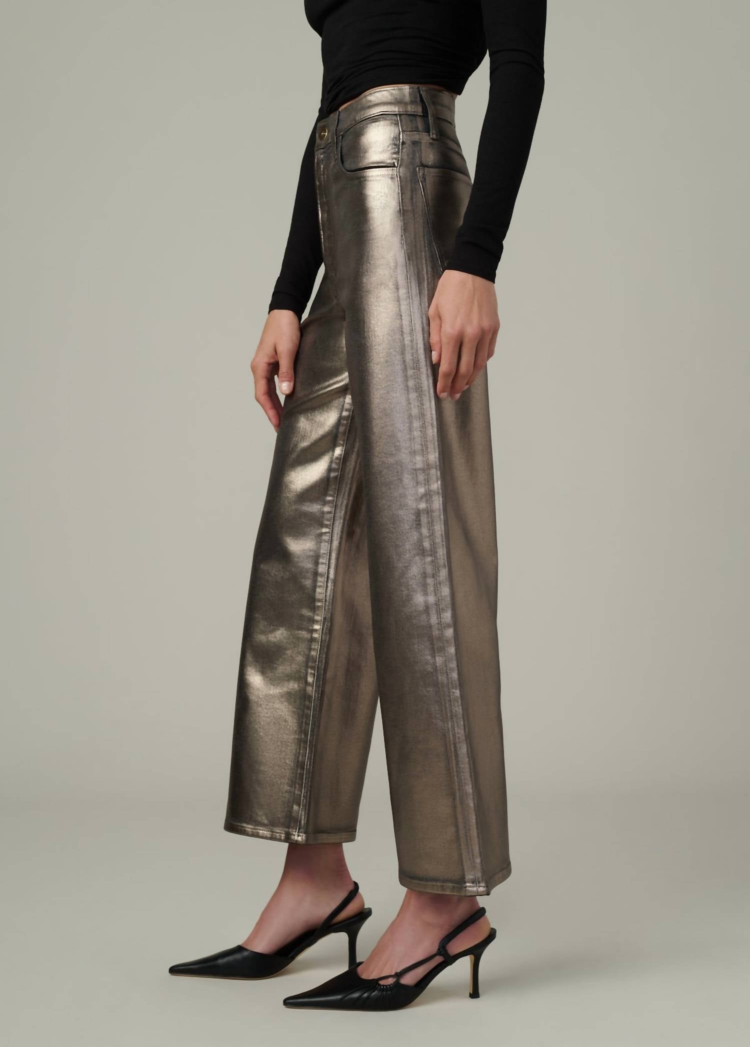 Joe'S Jeans - Mia High Rise Wide Leg Ankle Jeans
