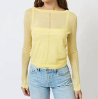 Central Park West - Brooklyn Double Layer Sheer Top