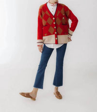 Savia - Card V-neck Cardigan