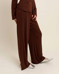 Elan - Espresso Wide Leg Pants