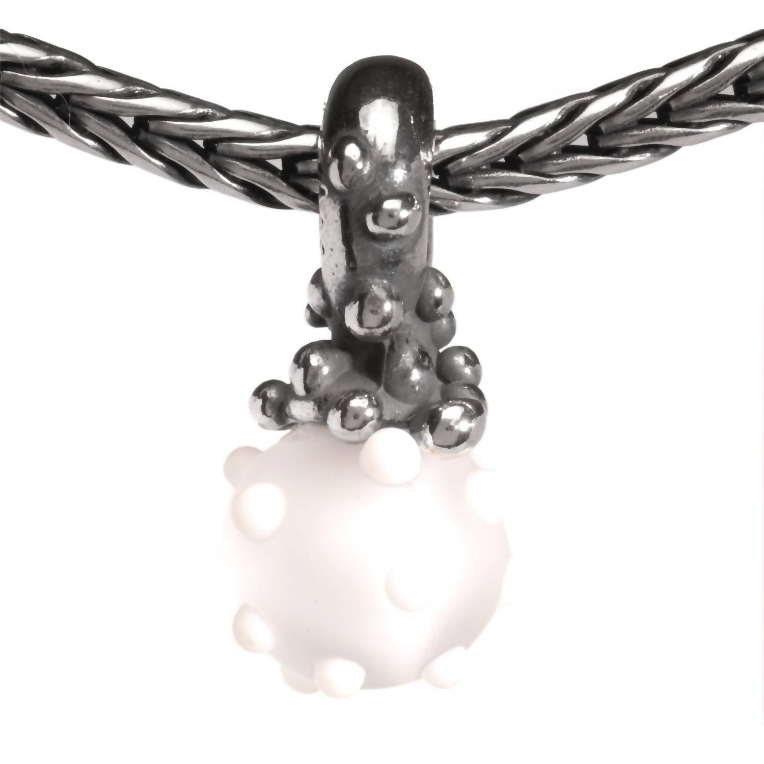 Trollbeads Women's Winter Troll Bead Charm in silver - women's accessory - detail view