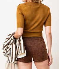 STEVE MADDEN Charlise Sweater in toffee - women's sweater - alternate view
