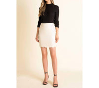 Thml - Leather Scallop Skirt