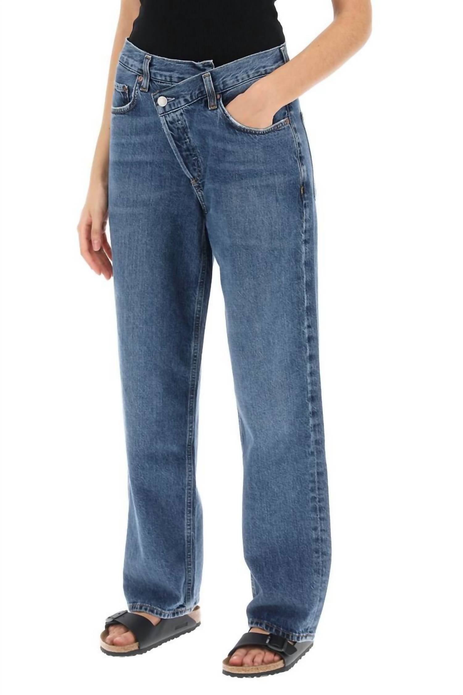 Agolde - Women's Arc Criss Cross Jeans