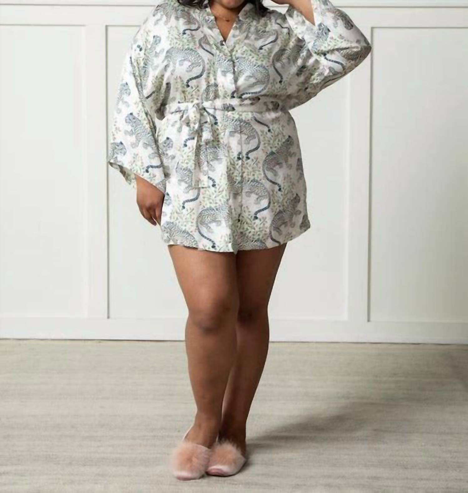 Printfresh - Eco Satin Glam Mini Robe