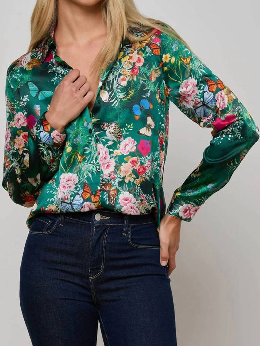 L'Agence - Tyler Long Sleeve Blouse