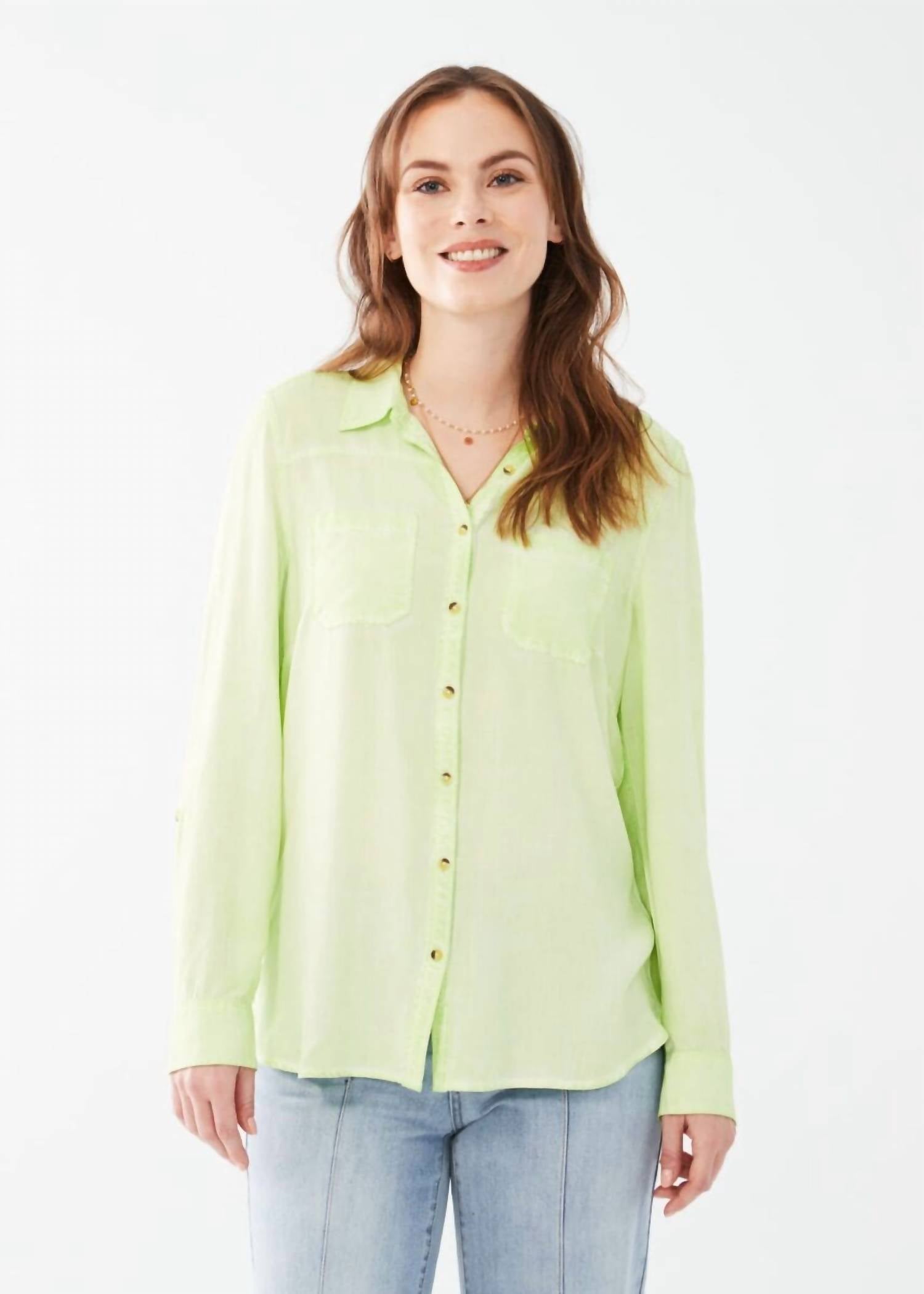 Fdj - Long Sleeve Cotton Gauze Shirt