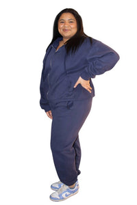 Tic Toc - Oversized Zip-up Hoodie