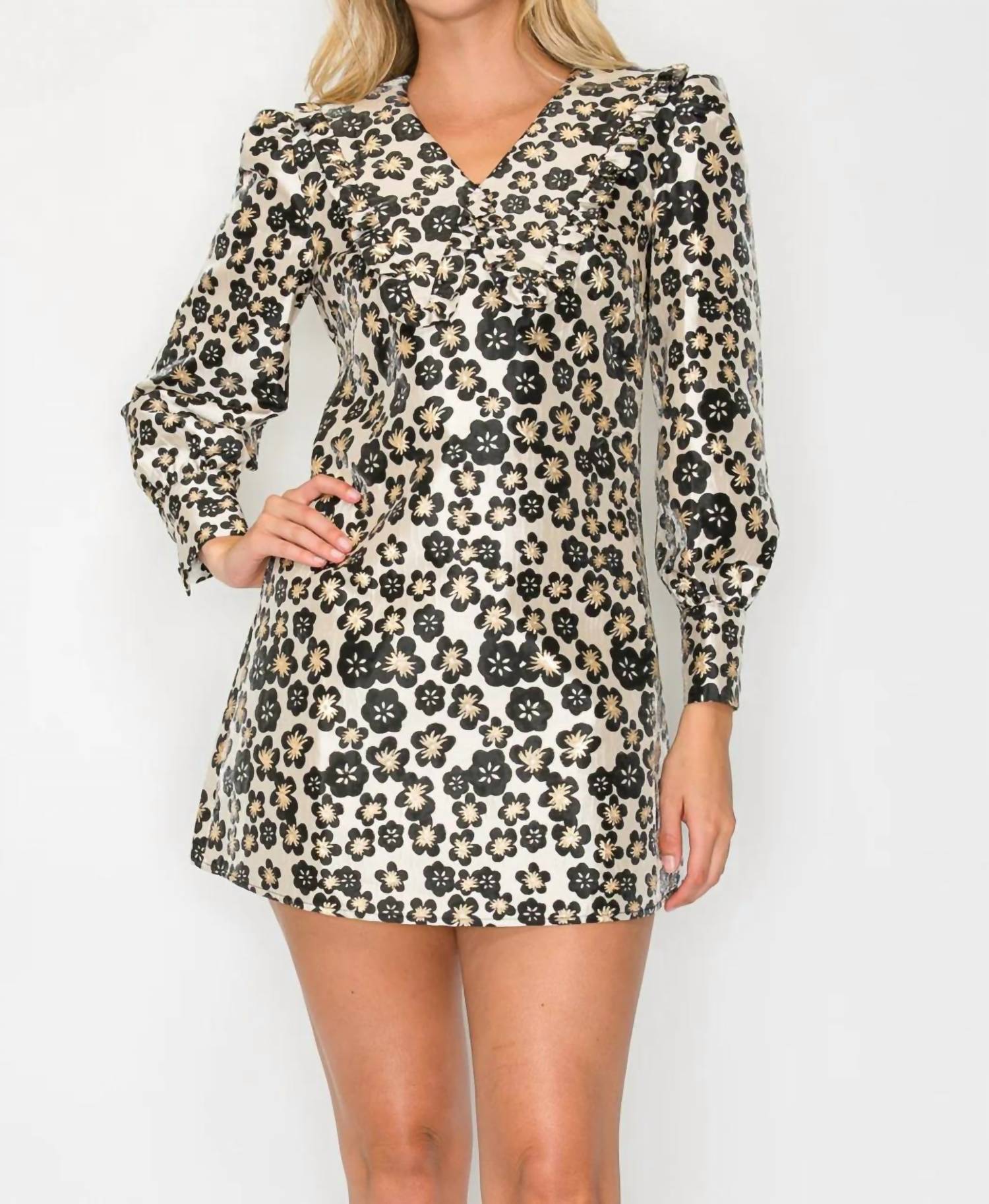 Meet Me In Santorini - Collared Mini Dress
