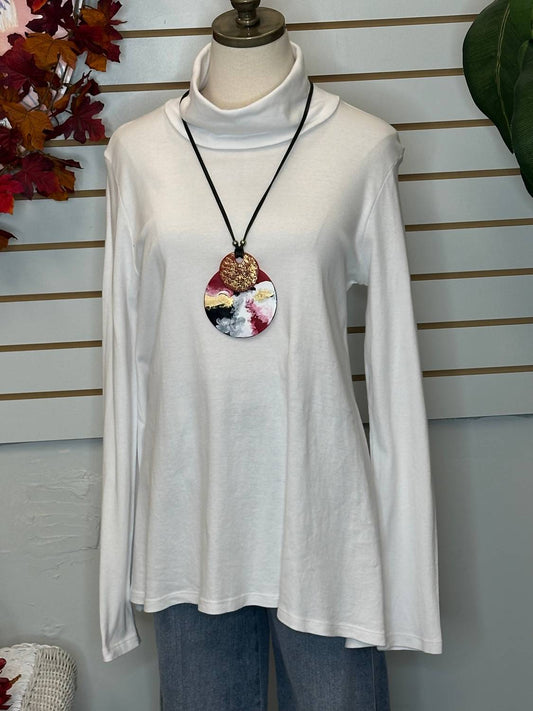 Cotton Lani - Patterson Turtleneck Blouse