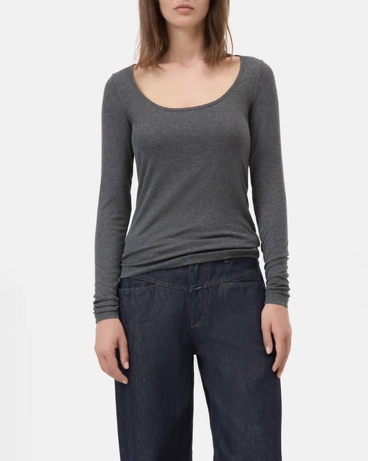Closed - Modal-cashmere Blend Long Sleeve Top