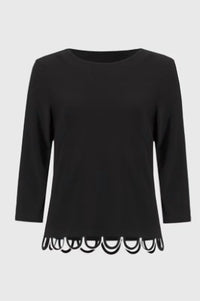 Joseph Ribkoff - Loop Detail Top