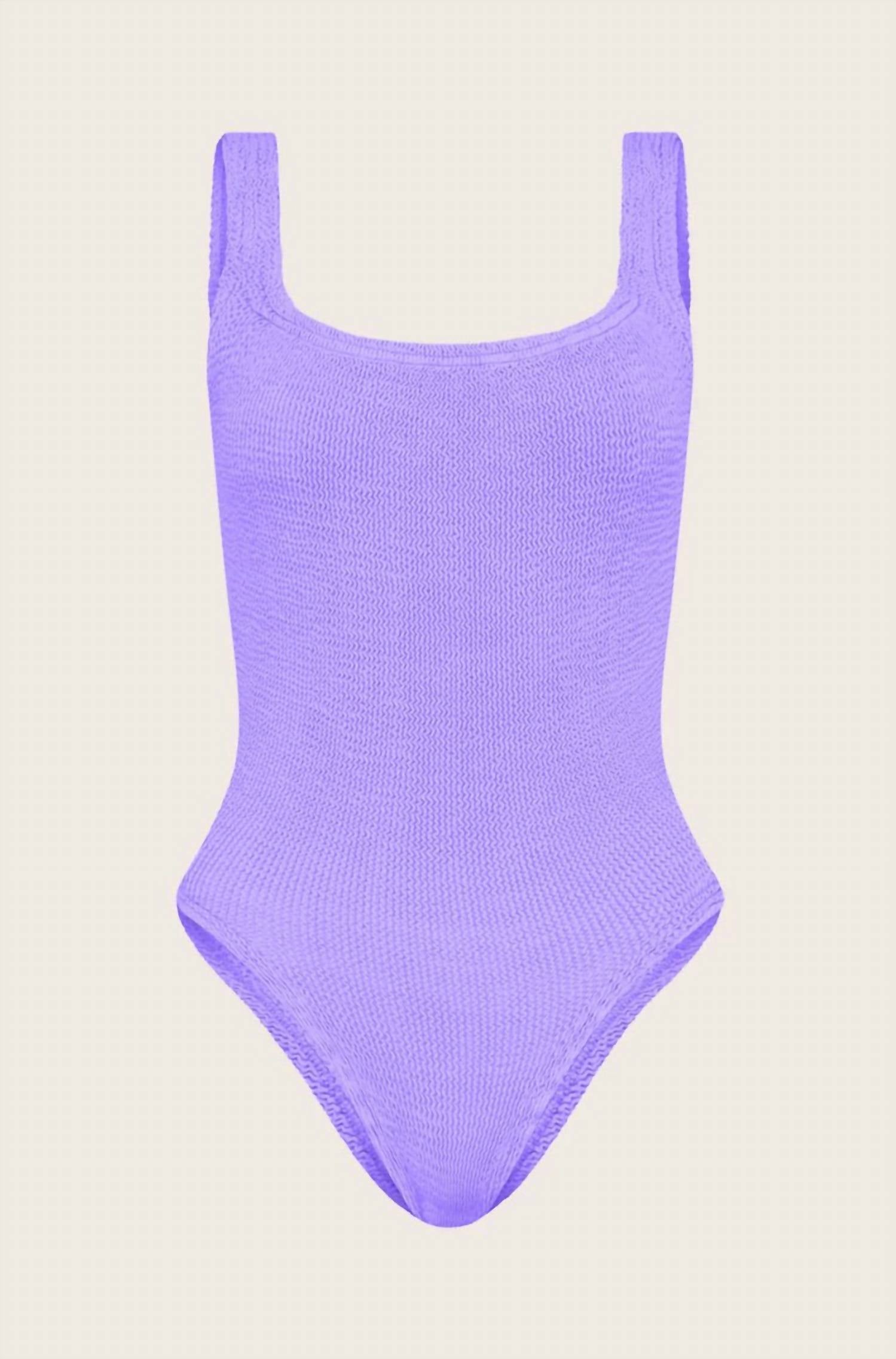 Hunza G - Square Neck One-Piece Swimsuit