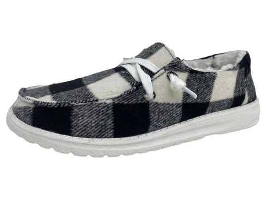 Gypsy Jazz - Women's Plaid Riley Sneakers