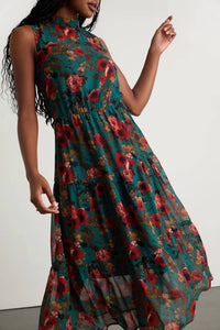 Lulus - In My Dreams Floral Print Midi Dress