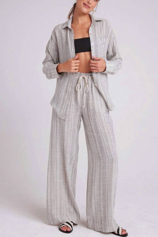 Bella Dahl - Drawcord Wide Leg Pants