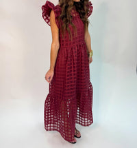 English Factory - Organza Midi Dress