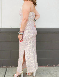 Olivaceous - Lily Sequin Maxi Dress