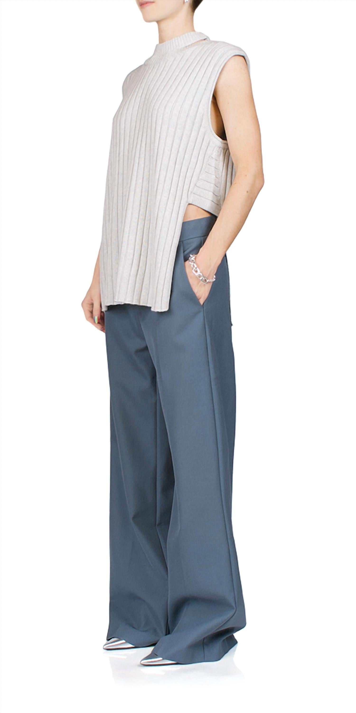 St. Agni - Deconstructed Rib Knit Tunic