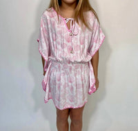 SKEMO Girls' Crystal Code Butterfly Dress in pink - kids' dress
