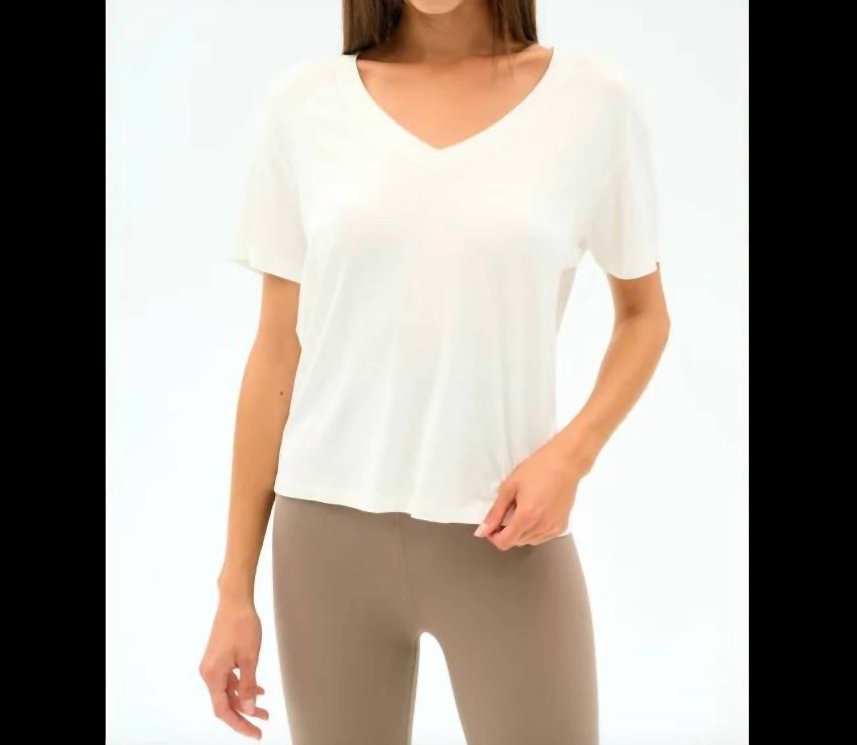Splits59 - Georgia Jersey V Neck Top