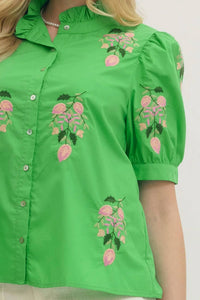 Entro - Puff Sleeve Top